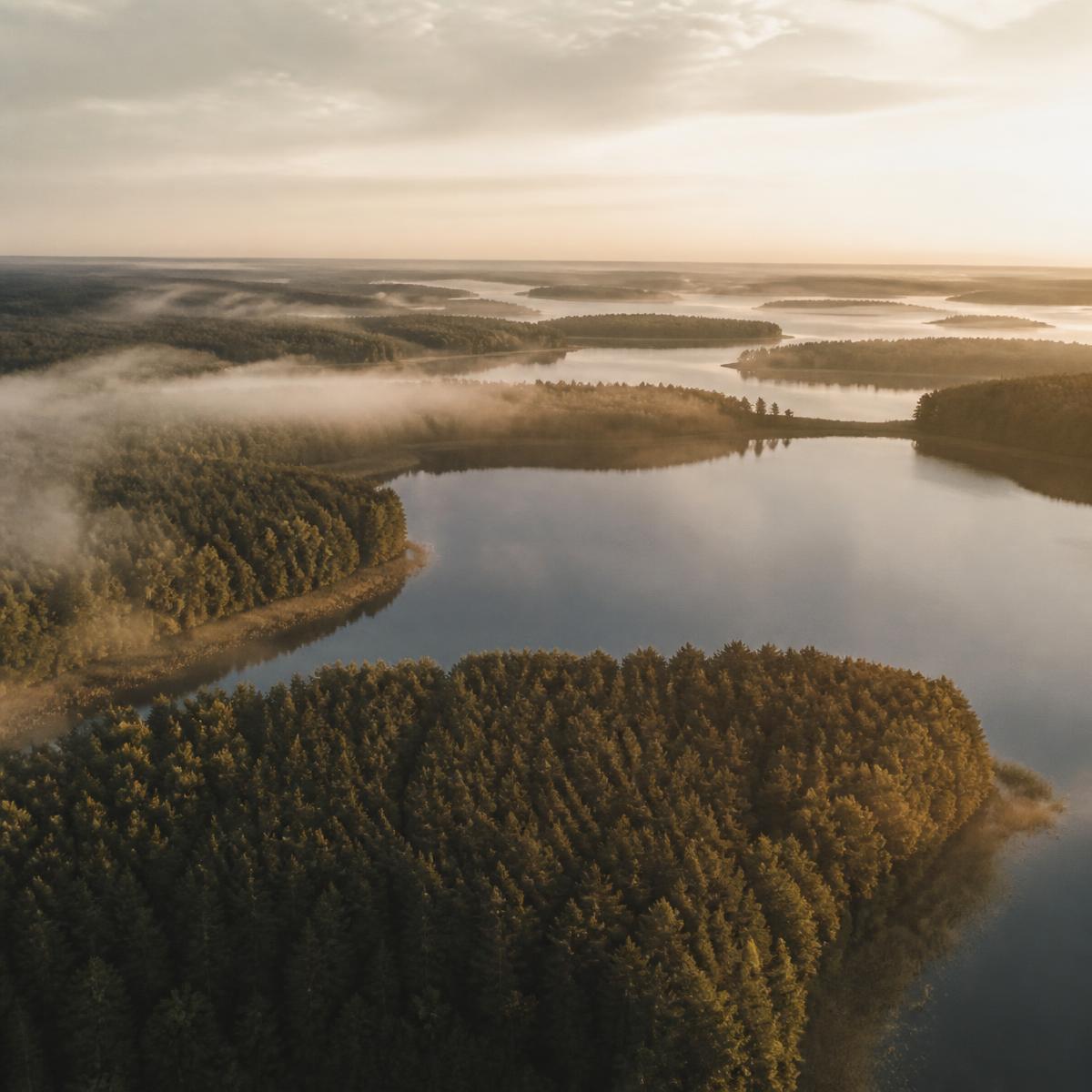 Mazury z drona