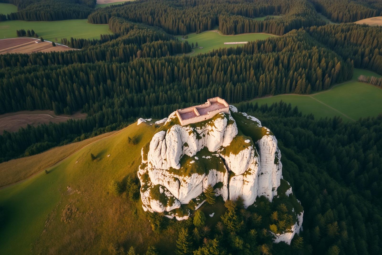 Jura Krakowsko-Częstochowska z drona