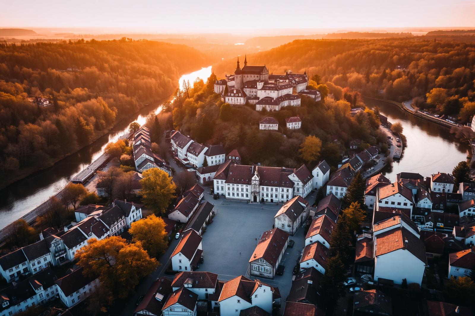 Kazimierz Dolny z drona