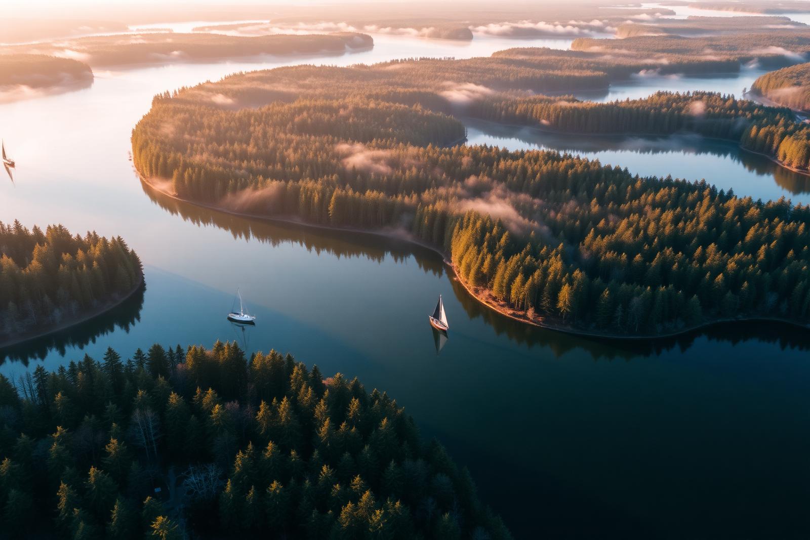 Mazury z drona